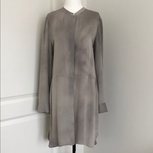 Aritzia Wilfred Silk shirt dress